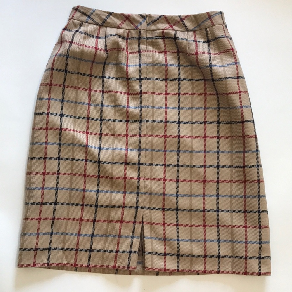 Pendleton plaid skirt